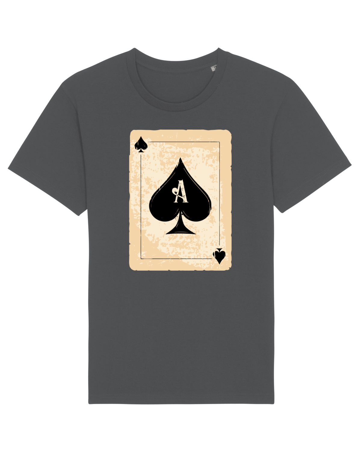 Tricou mânecă scurtă Unisex Rocker Anthracite