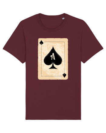 Ace Black heart Burgundy