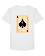 Ace Black heart Tricou mânecă scurtă guler larg Bărbat Skater