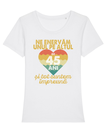Ne enervam unul pe altul de 45 ani si tot suntem impreuna White