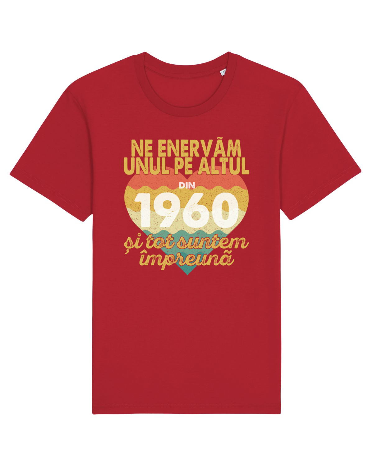 Tricou mânecă scurtă Unisex Rocker Red