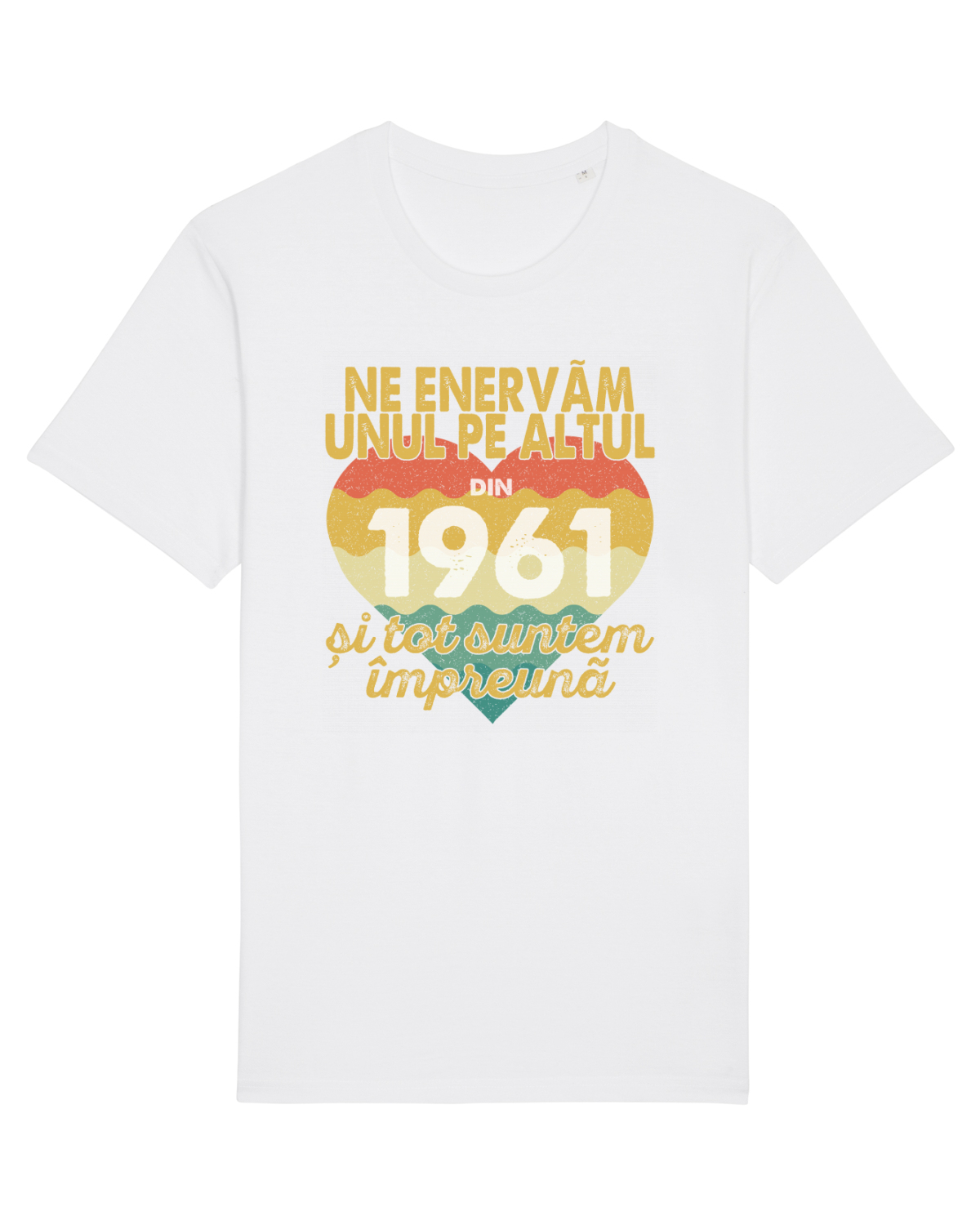 Tricou mânecă scurtă Unisex Rocker White