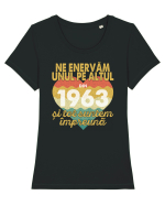 Ne enervam unul pe altul din 1963 si tot suntem impreuna Tricou mânecă scurtă guler larg fitted Damă Expresser