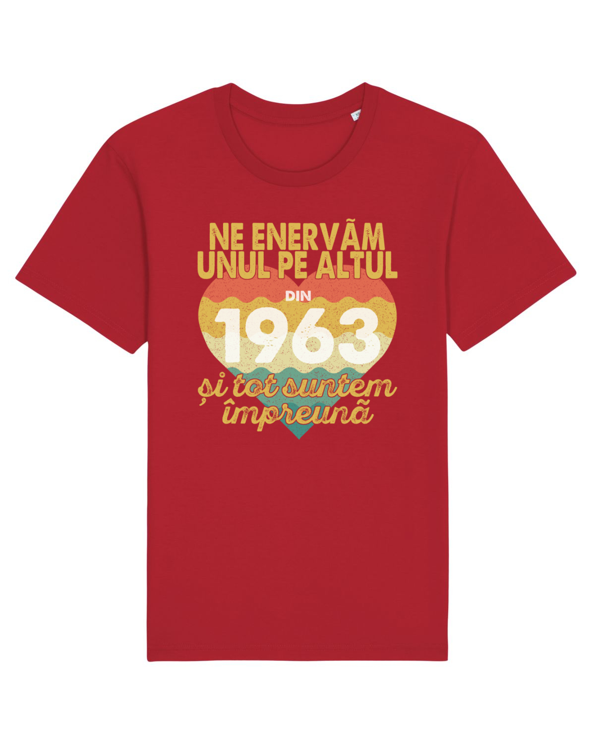 Tricou mânecă scurtă Unisex Rocker Red