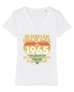 Ne enervam unul pe altul din 1965 si tot suntem impreuna Tricou mânecă scurtă guler V Damă Evoker