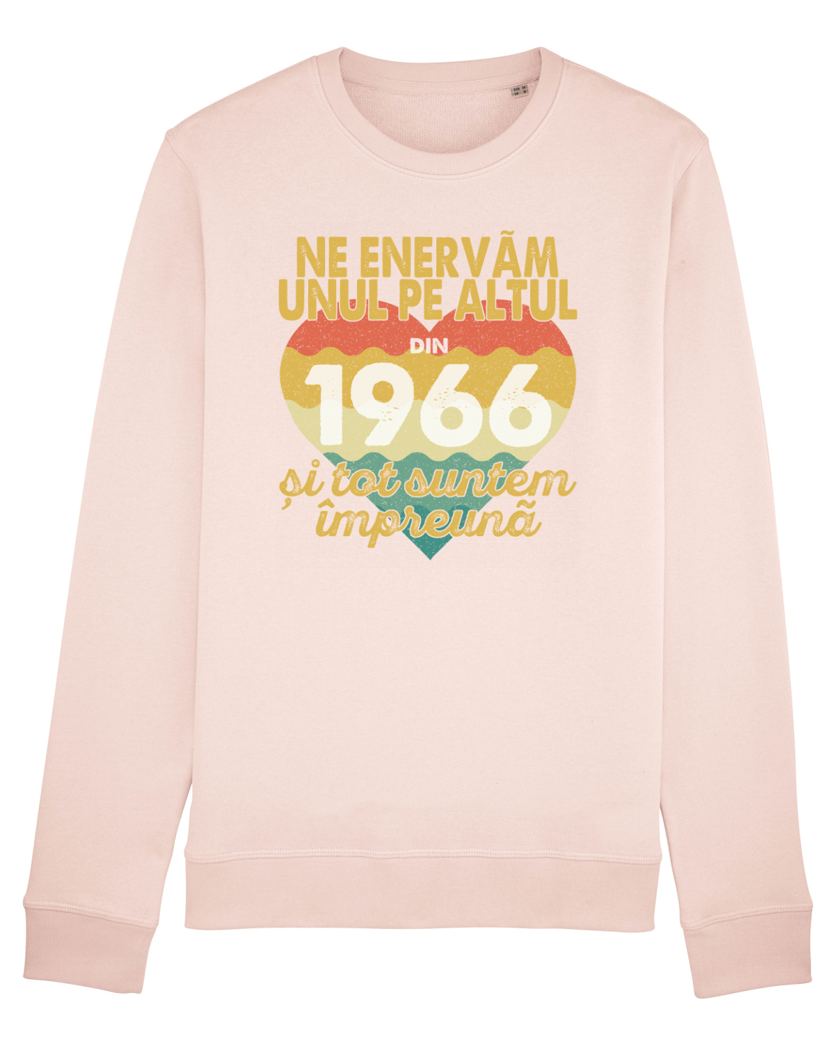 Bluză mânecă lungă Unisex Rise Candy Pink