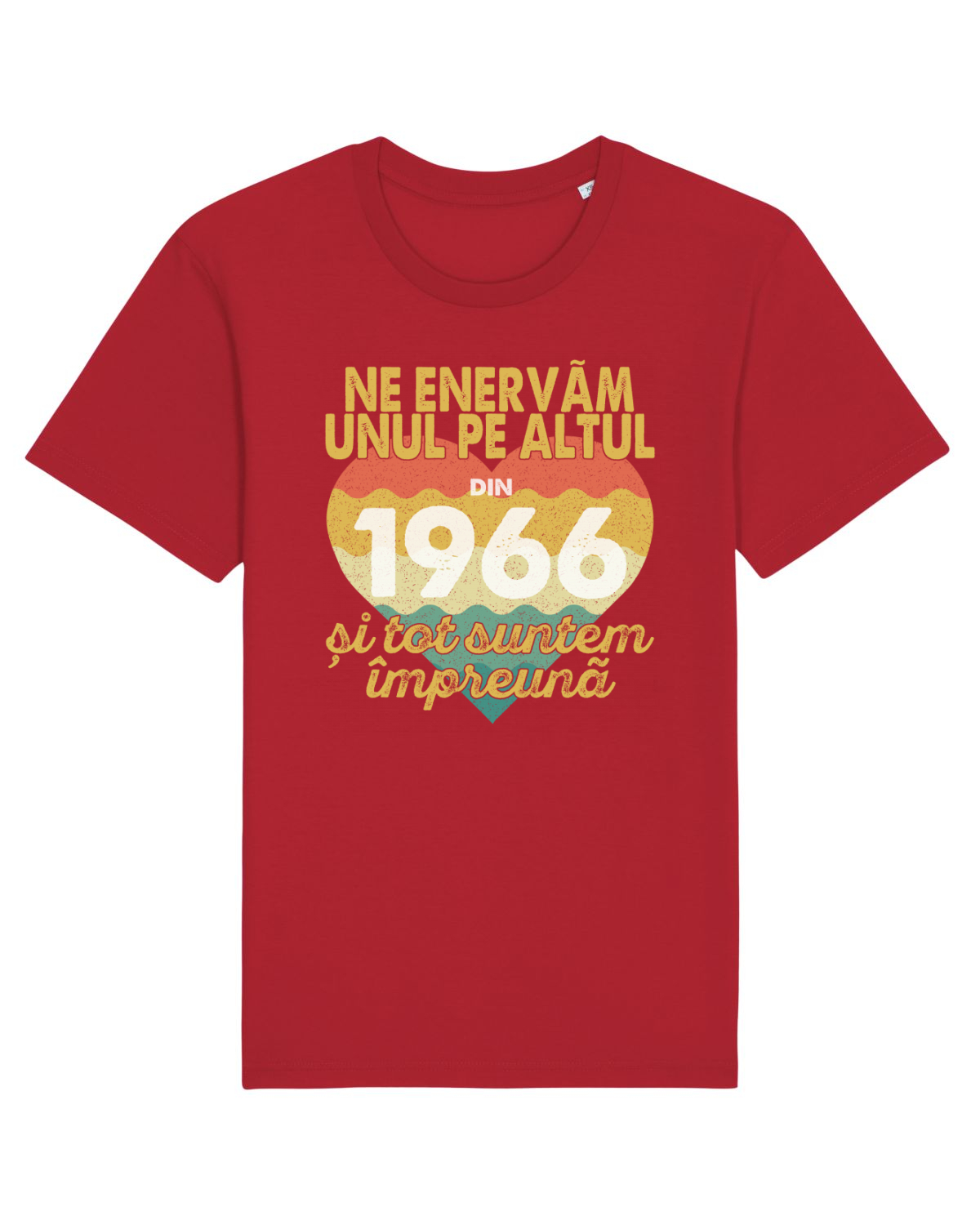 Tricou mânecă scurtă Unisex Rocker Red