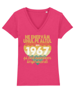 Ne enervam unul pe altul din 1967 si tot suntem impreuna Tricou mânecă scurtă guler V Damă Evoker