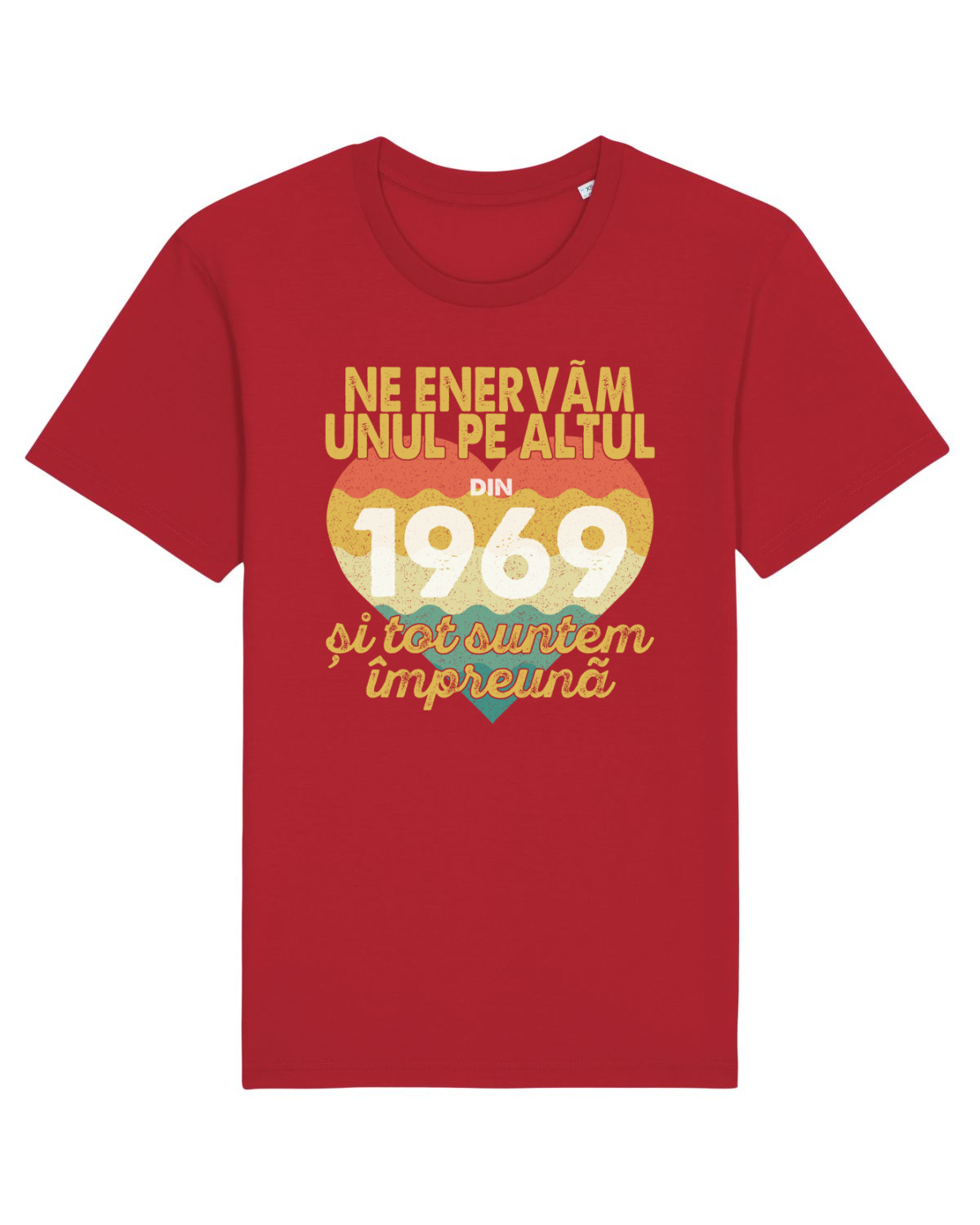 Tricou mânecă scurtă Unisex Rocker Red