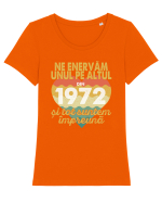 Ne enervam unul pe altul din 1972 si tot suntem impreuna Tricou mânecă scurtă guler larg fitted Damă Expresser