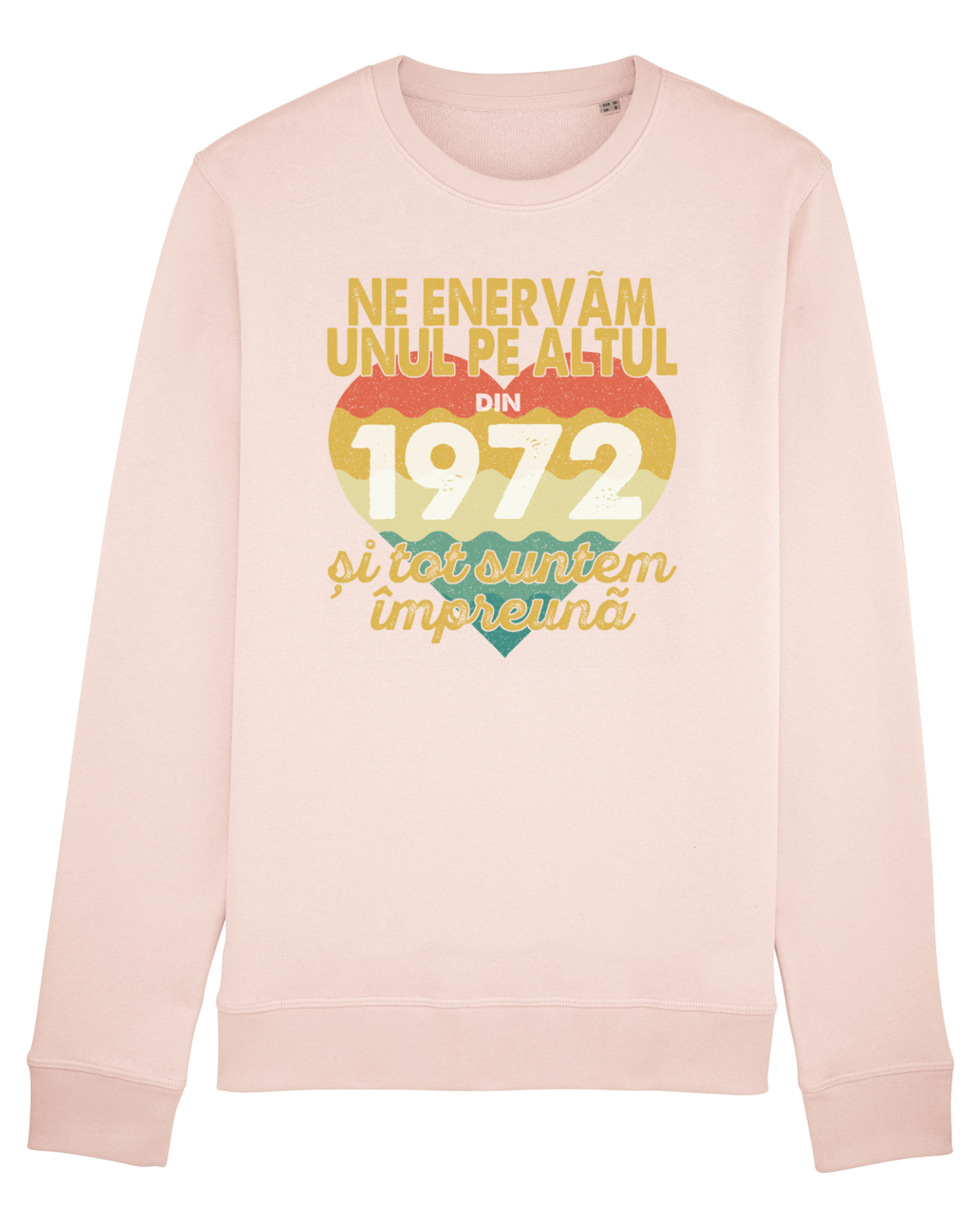 Bluză mânecă lungă Unisex Rise Candy Pink