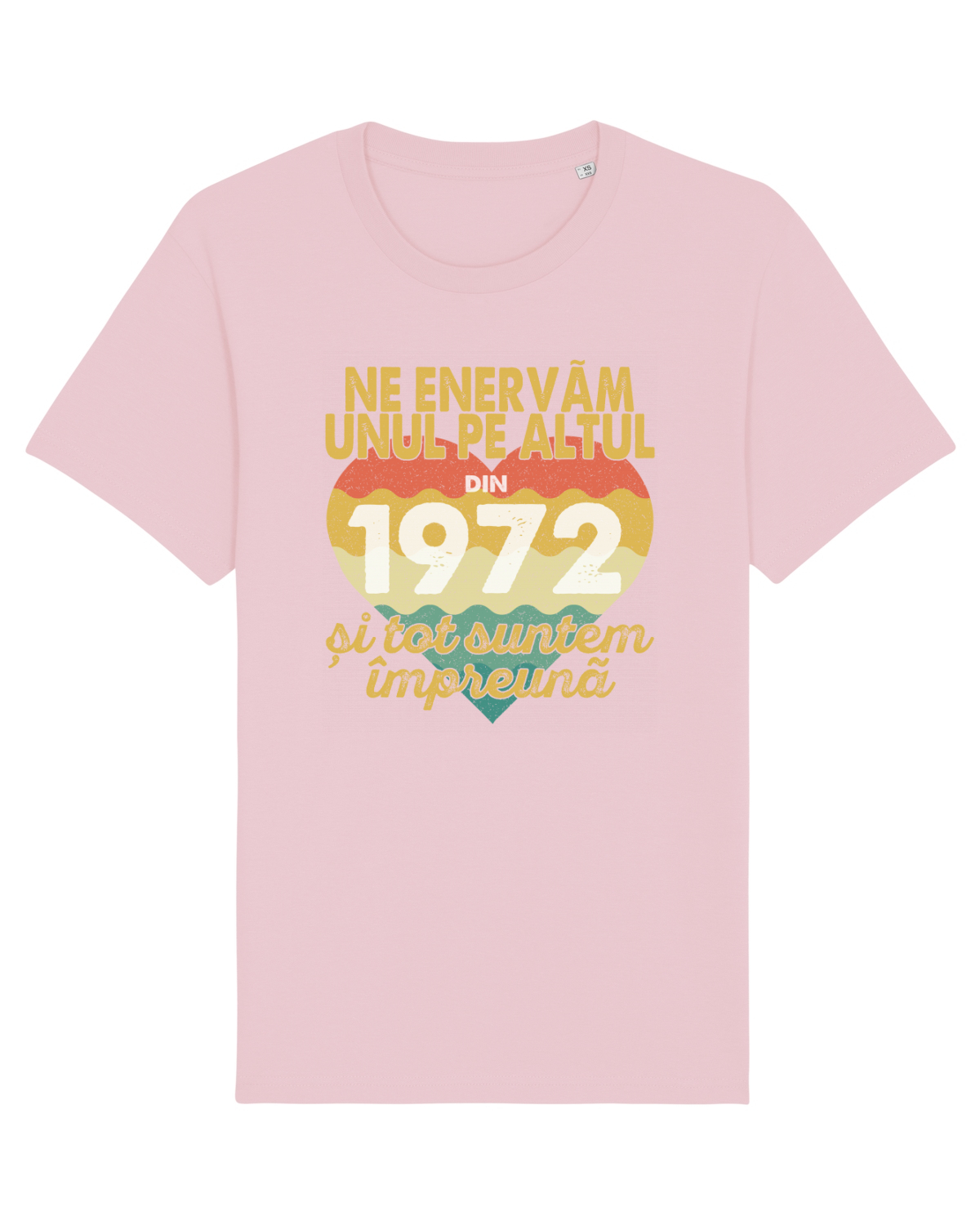 Tricou mânecă scurtă Unisex Rocker Cotton Pink