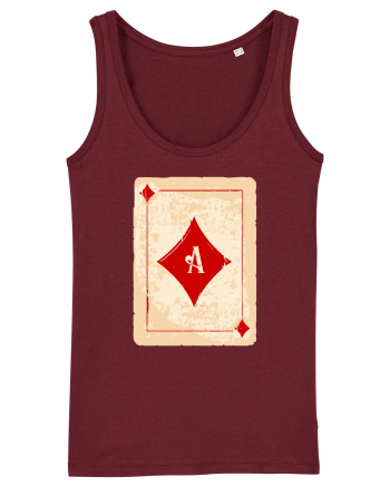 Diamond ace Burgundy