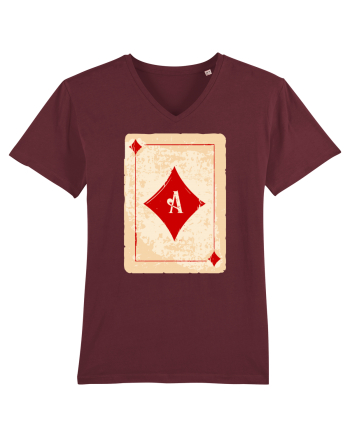 Diamond ace Burgundy