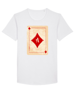Diamond ace Tricou mânecă scurtă guler larg Bărbat Skater