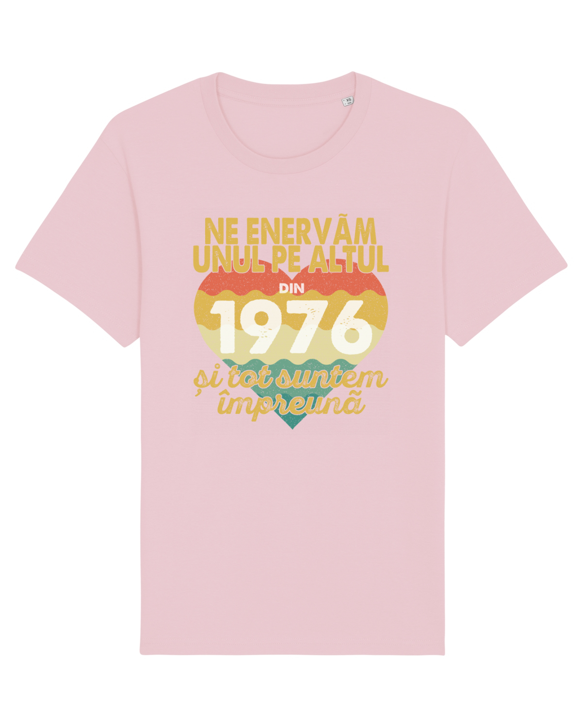 Tricou mânecă scurtă Unisex Rocker Cotton Pink