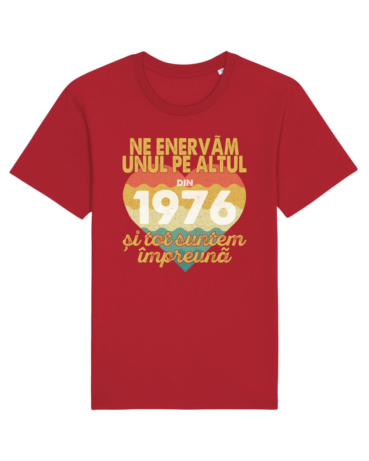 Tricou mânecă scurtă Unisex Rocker Red