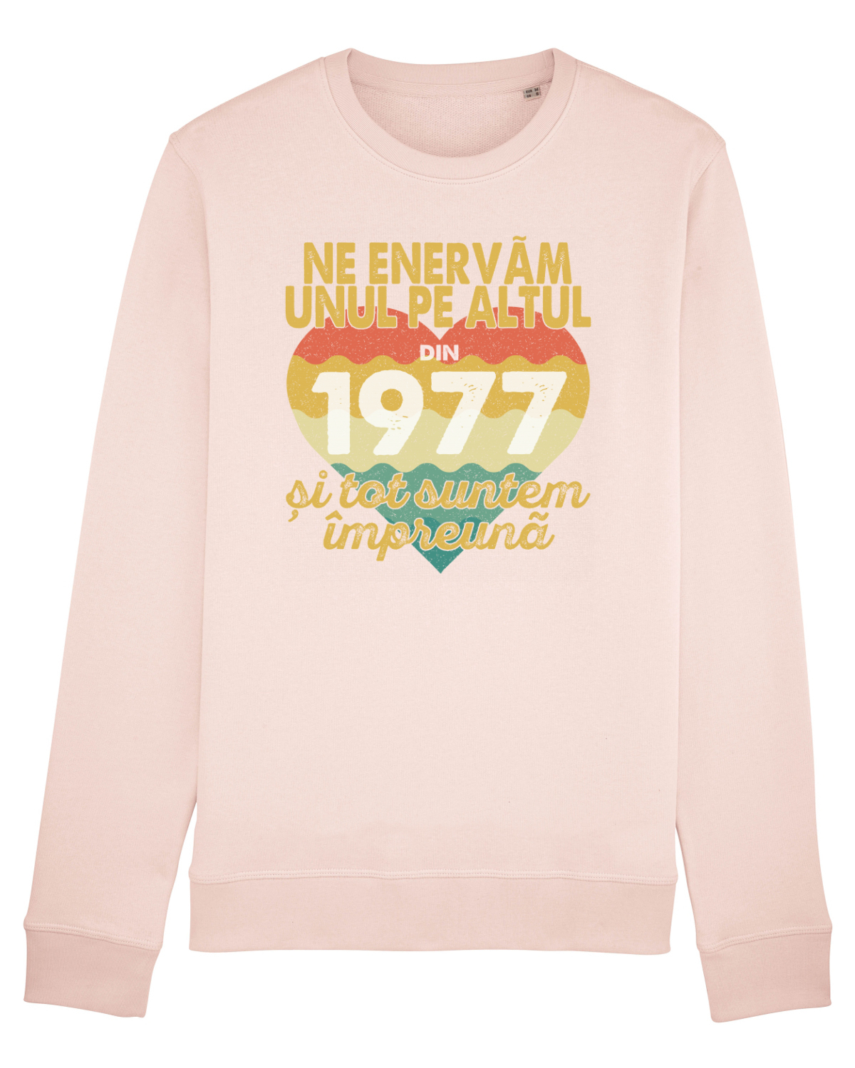 Bluză mânecă lungă Unisex Rise Candy Pink