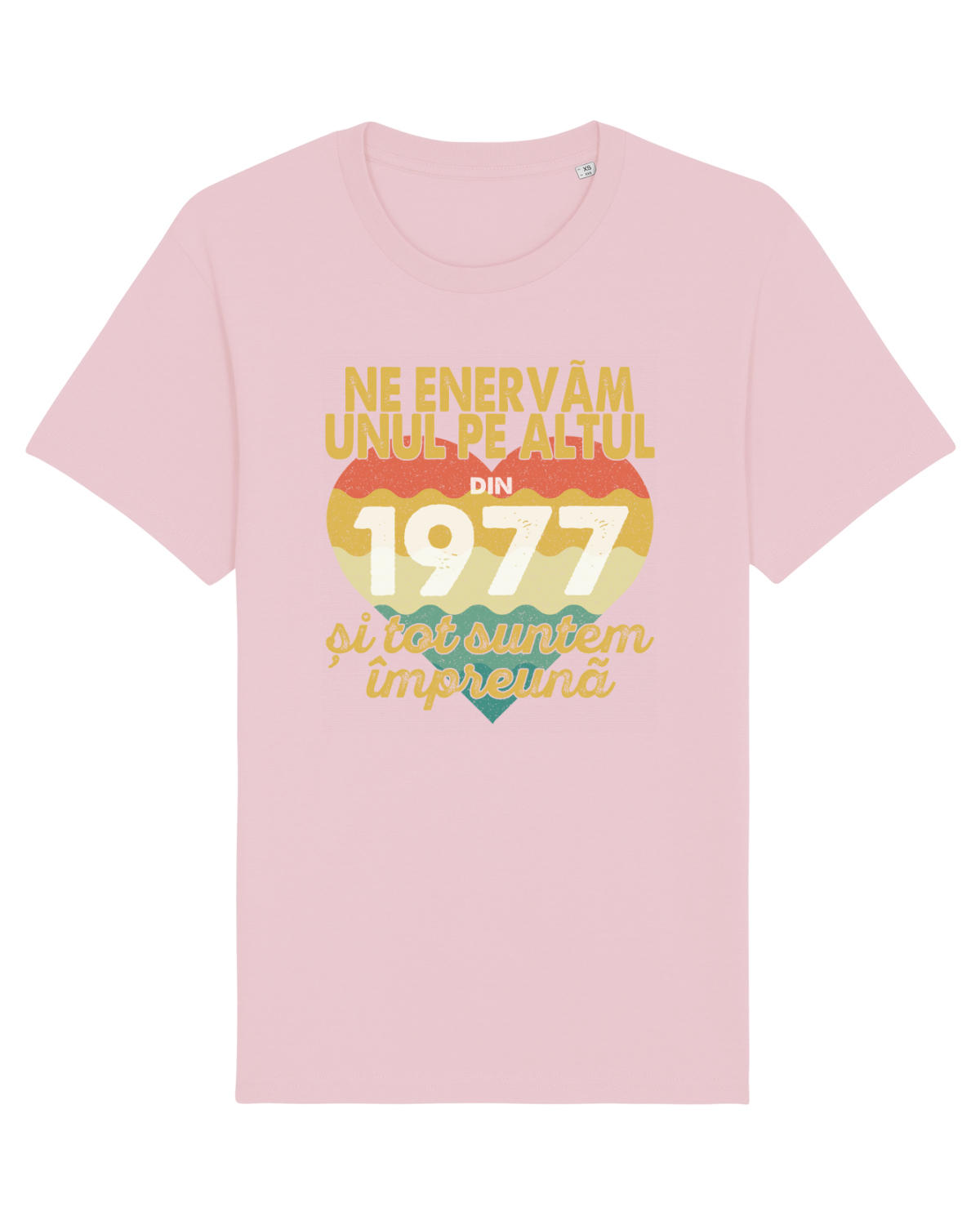 Tricou mânecă scurtă Unisex Rocker Cotton Pink