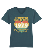 Ne enervam unul pe altul din 1979 si tot suntem impreuna Tricou mânecă scurtă guler V Bărbat Presenter
