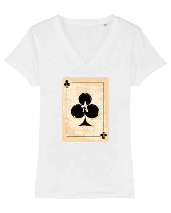 Ace of cross White