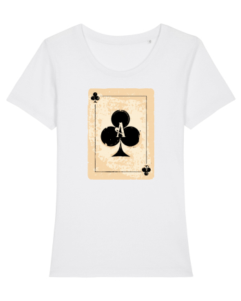 Ace of cross White