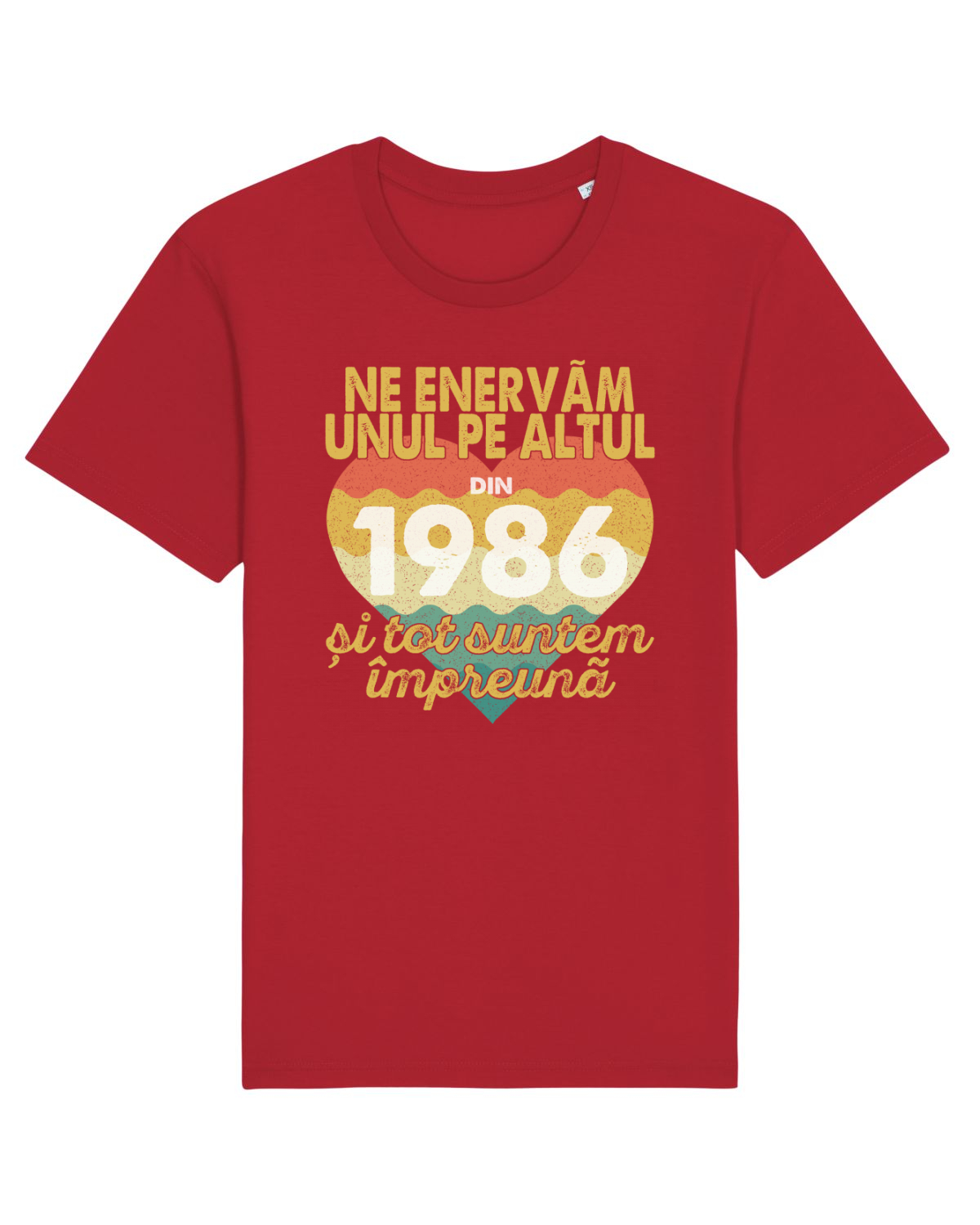 Tricou mânecă scurtă Unisex Rocker Red