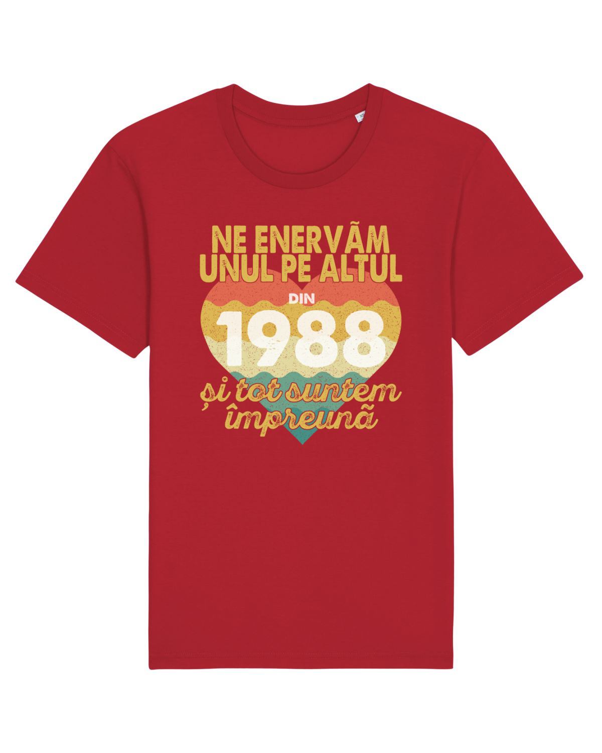 Tricou mânecă scurtă Unisex Rocker Red