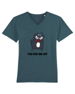 You piss me off Tricou mânecă scurtă guler V Bărbat Presenter