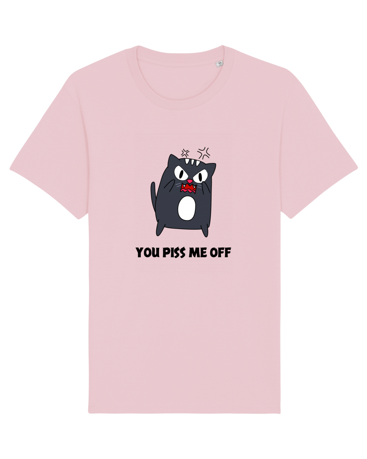 Tricou mânecă scurtă Unisex Rocker Cotton Pink