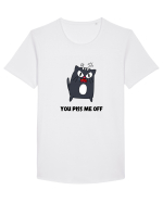 You piss me off Tricou mânecă scurtă guler larg Bărbat Skater