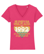 Ne enervam unul pe altul din 1992 si tot suntem impreuna Tricou mânecă scurtă guler V Damă Evoker