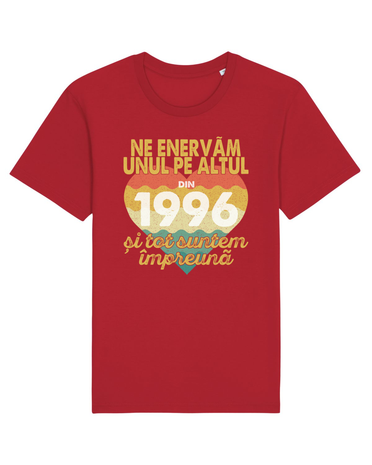 Tricou mânecă scurtă Unisex Rocker Red