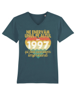 Ne enervam unul pe altul din 1997 si tot suntem impreuna Tricou mânecă scurtă guler V Bărbat Presenter