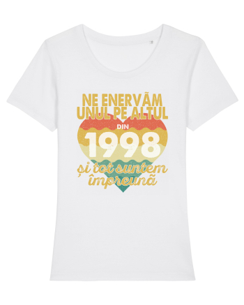 Ne enervam unul pe altul din 1998 si tot suntem impreuna White