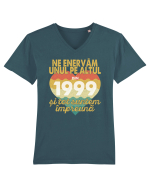 Ne enervam unul pe altul din 1999 si tot suntem impreuna Tricou mânecă scurtă guler V Bărbat Presenter