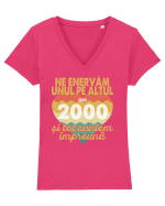 Ne enervam unul pe altul din 2000 si tot suntem impreuna Tricou mânecă scurtă guler V Damă Evoker