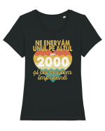 Ne enervam unul pe altul din 2000 si tot suntem impreuna Tricou mânecă scurtă guler larg fitted Damă Expresser