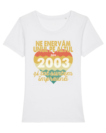 Ne enervam unul pe altul din 2003 si tot suntem impreuna White