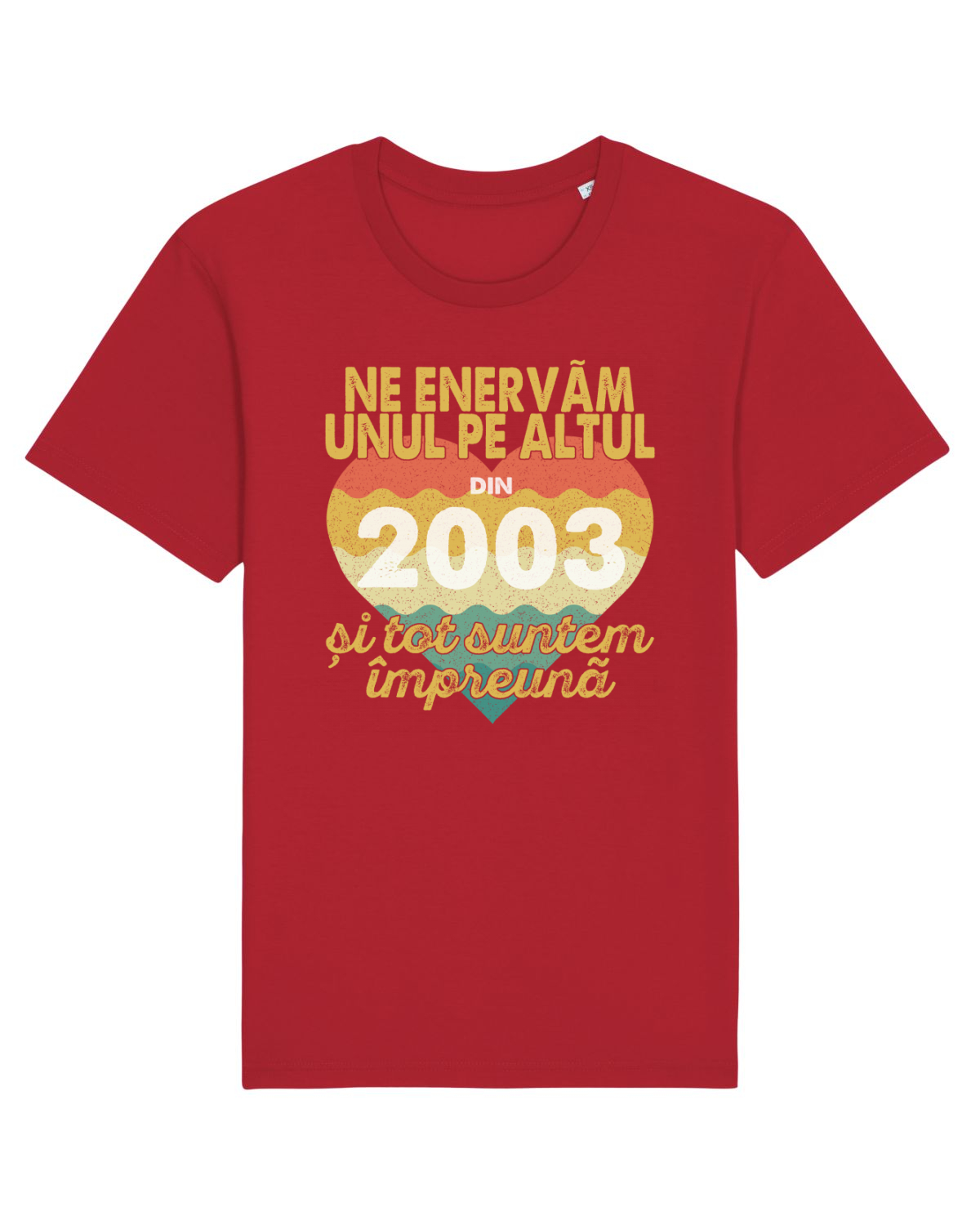 Tricou mânecă scurtă Unisex Rocker Red