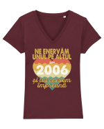 Ne enervam unul pe altul din 2006 si tot suntem impreuna Tricou mânecă scurtă guler V Damă Evoker