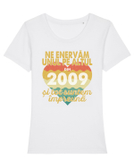 Ne enervam unul pe altul din 2009 si tot suntem impreuna Tricou mânecă scurtă guler larg fitted Damă Expresser