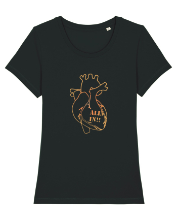 All in heart. Black