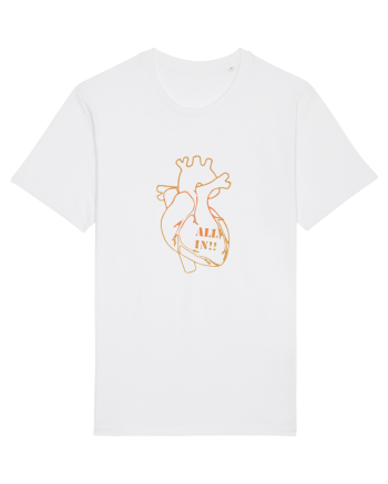 All in heart. White
