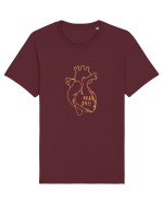 All in heart. Tricou mânecă scurtă Unisex Rocker