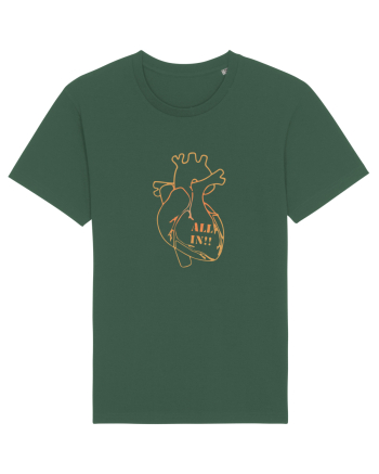 All in heart. Bottle Green