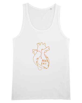 All in heart. White