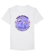 Stai puțin... Tricou mânecă scurtă guler larg Bărbat Skater