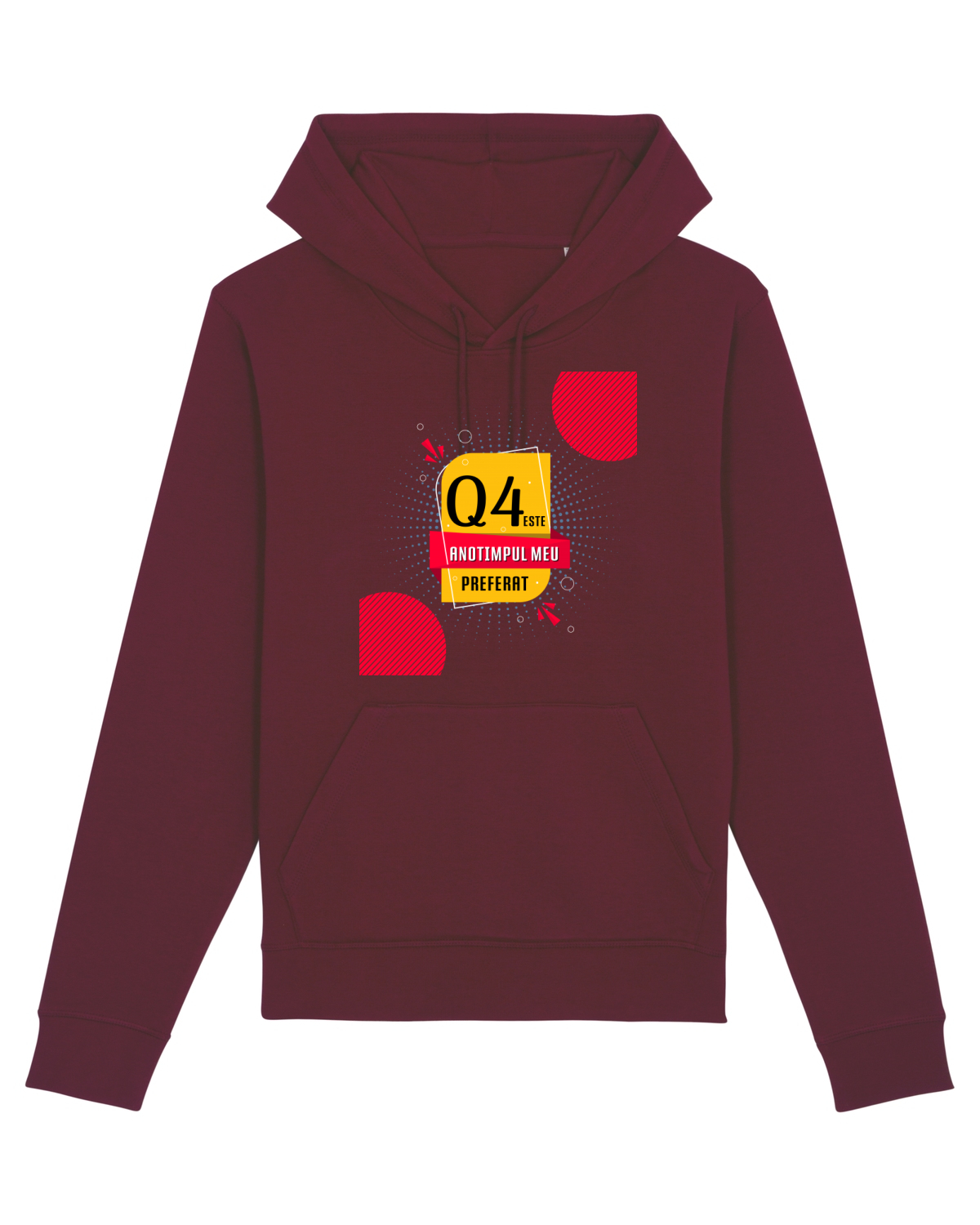 Hanorac Unisex Drummer Burgundy