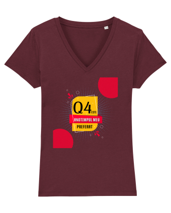 Q4 este anotimpul meu preferat Burgundy
